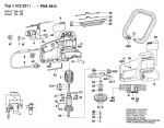 Bosch 0 603 221 142 PHS 46 G Hedge Trimmer 240 V / GB Spare Parts PHS46G
